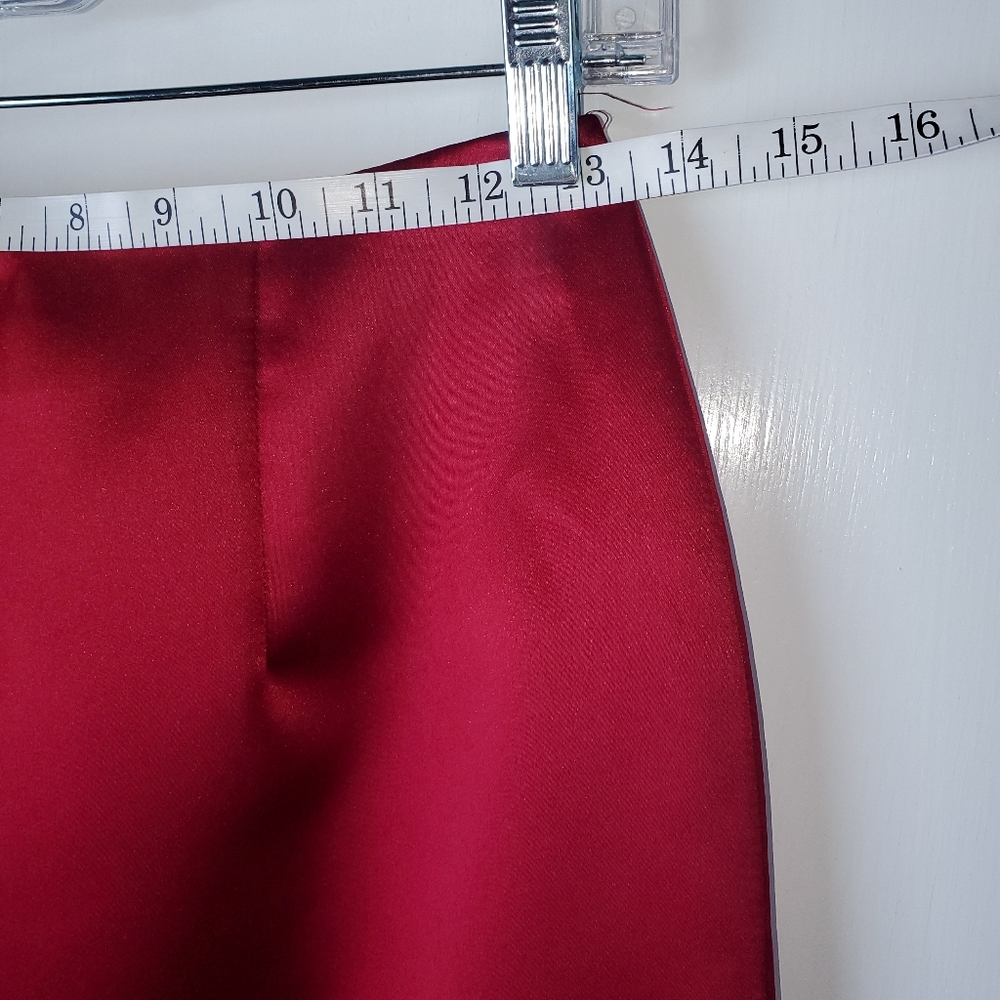 Nicole Miller Deep Burgundy Maxi Skirt - Picture 7 of 8